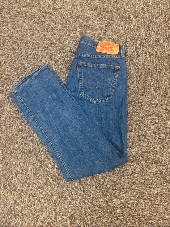 Levi's Other - Levi's 501 Button Fly Blue Straight-Leg Men’s Jeans 36X34 Medium Wash